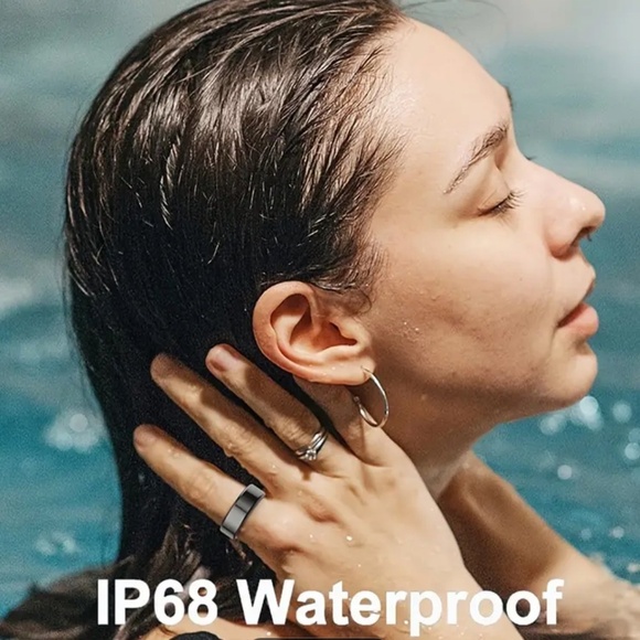 NEW Smart Health Tracker Ring - Silver, Size 7 - Picture 10 of 16